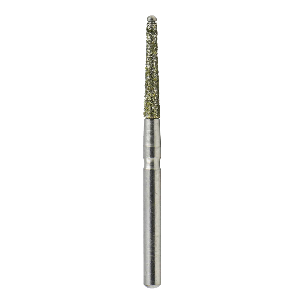 Endodontic safe end diamond bur