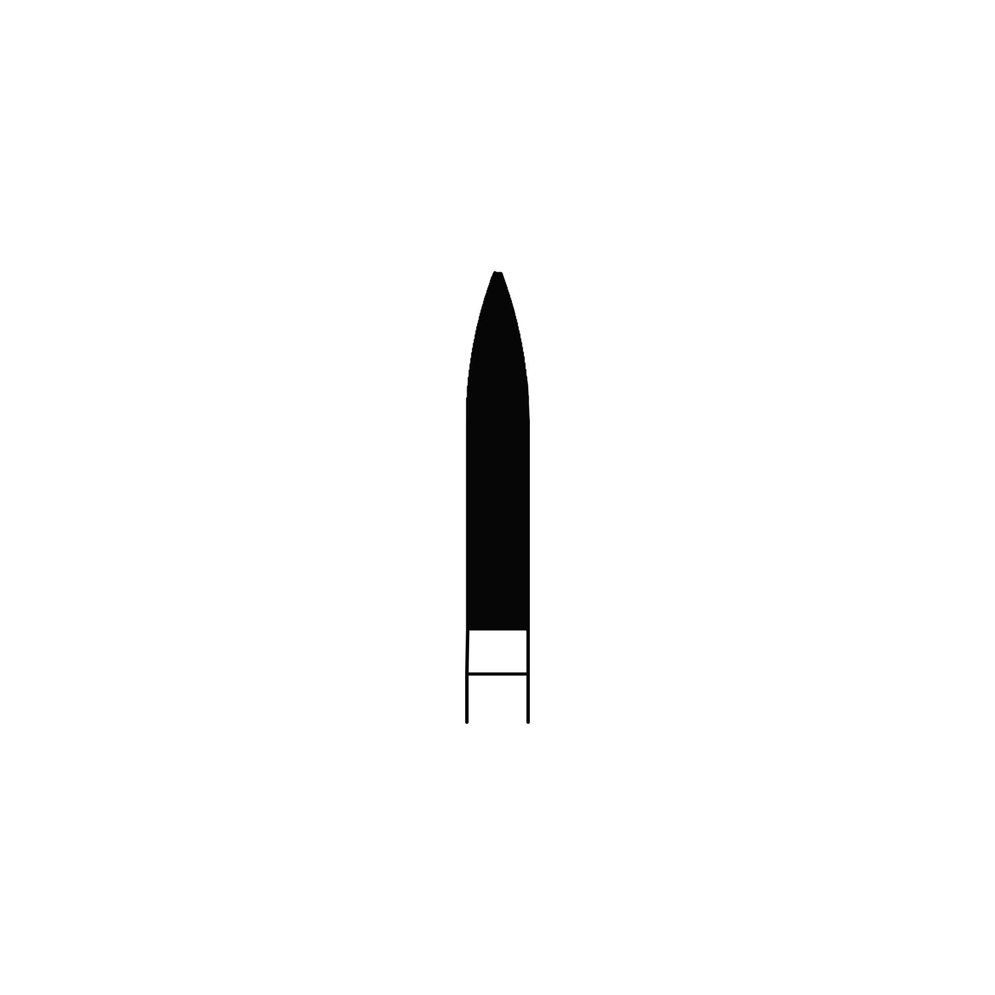 Flame Diamond Bur Medium Grit # – E68M