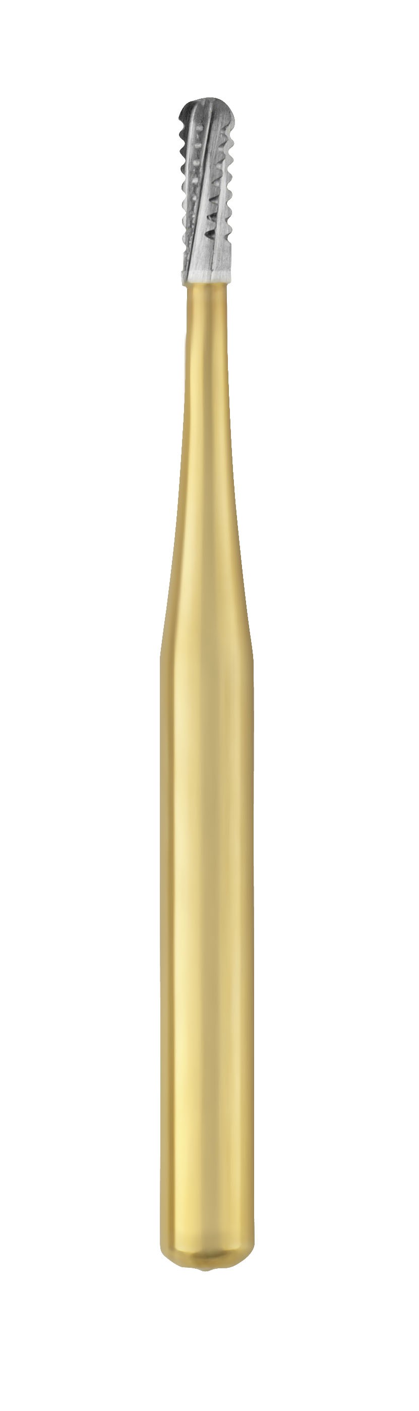 Carbide FG bur – BARRACUDA #245 - Gold plated Pear – FGB245